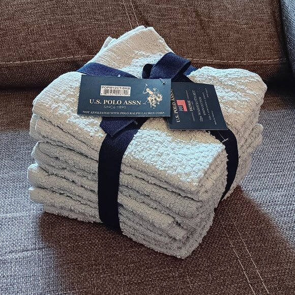 U.S. POLO ASSN. Wash Cloths (12 piece) - Picture 3 of 9
